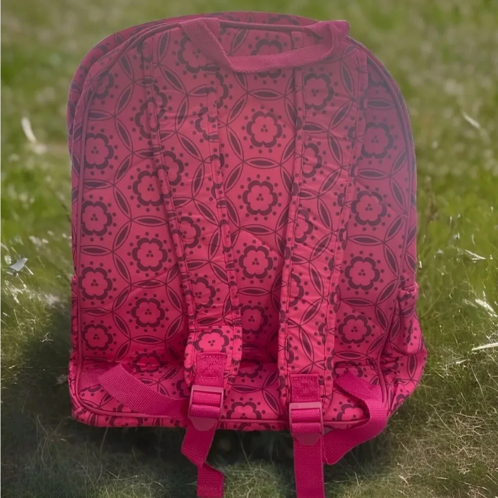 NEW✨Kaddie & Libbie Girls/Ladie's LG‎ Backpack School Bag Quilted Pink Floral